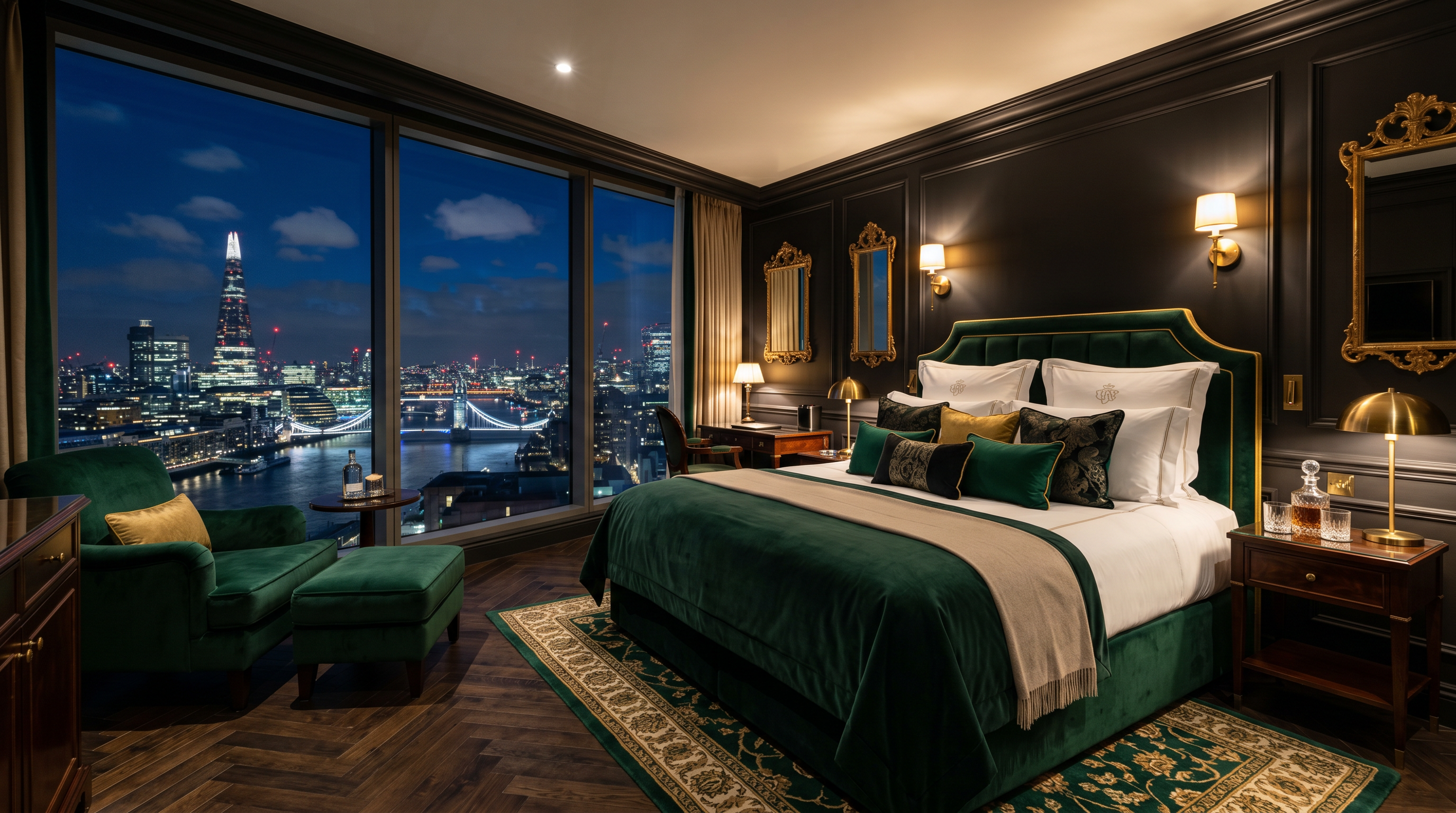 Luxurious suite at Central UK Resort Hotel with panoramic views